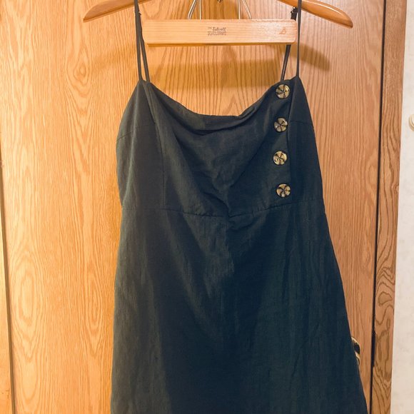 UO Riley Button-Down Linen Mini Dress - Picture 5 of 6